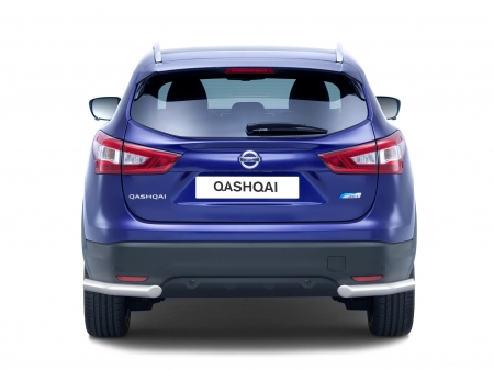 Защита заднего бампера угловая d63мм NISSAN Qashqai 2014